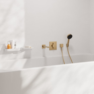 Vanový výtok Hansgrohe Tecturis E kartáčovaný bronz 73410140