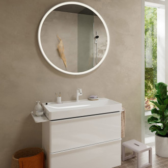 Umyvadlová baterie Hansgrohe Tecturis S s výpustí matná bílá 73323700
