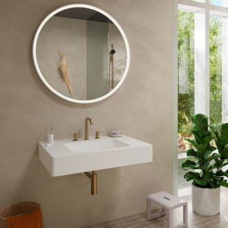 Umyvadlová baterie Hansgrohe Tecturis S s clic-clacem kartáčovaný bronz 73330140