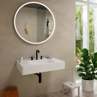 Umyvadlová baterie Hansgrohe Tecturis S s clic-clacem matná černá 73330670