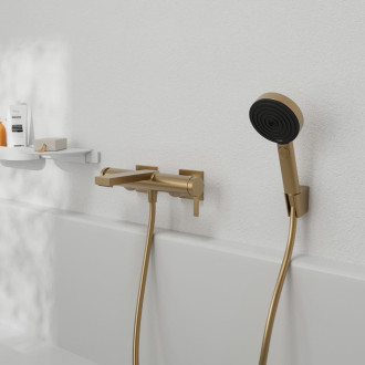 Vanová baterie Hansgrohe Tecturis E bez sprchového setu 150 mm kartáčovaný bronz 73420140