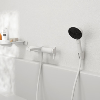 Vanová baterie Hansgrohe Tecturis E bez sprchového setu 150 mm matná bílá 73420700