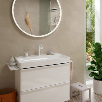 Umyvadlová baterie Hansgrohe Tecturis S bez výpusti matná bílá 73341700