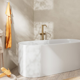 Vanová baterie Hansgrohe Tecturis S se sprchovým setem kartáčovaný bronz 73440140