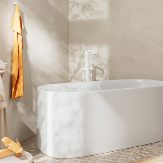 Vanová baterie Hansgrohe Tecturis S se sprchovým setem matná bílá 73440700