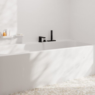 Vanová baterie Hansgrohe Tecturis E bez podomítkového tělesa matná černá 73443670