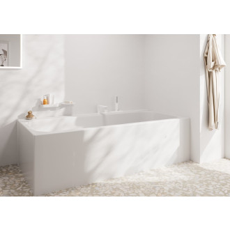 Vanová baterie Hansgrohe Tecturis E bez podomítkového tělesa matná bílá 73443700