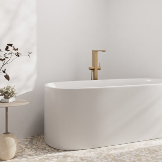 Vanová baterie Hansgrohe Tecturis E se sprchovým setem kartáčovaný bronz 73445140