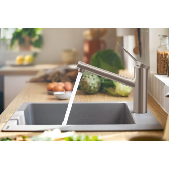 Dřezová baterie Hansgrohe Zesis M33 nerez 74806800