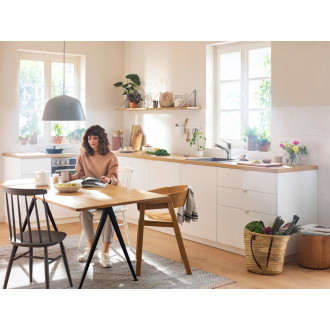 Dřezová baterie Hansgrohe Zesis M33 s vytahovací sprškou, 2 proudy chrom 74821000