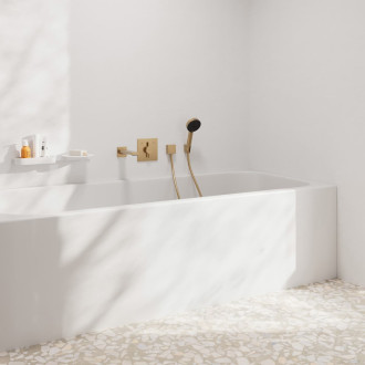 Vanová baterie Hansgrohe DuoTurn E bez podomítkového tělesa kartáčovaný bronz 75417140