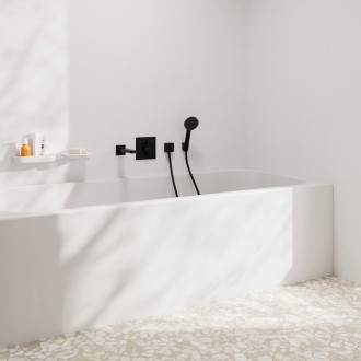 Vanová baterie Hansgrohe DuoTurn E bez podomítkového tělesa matná černá 75417670