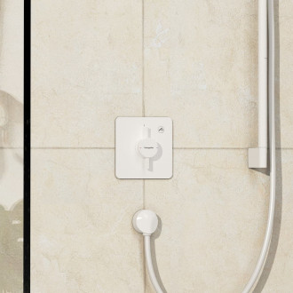 Sprchová baterie Hansgrohe DuoTurn Q bez podomítkového tělesa matná bílá 75614700