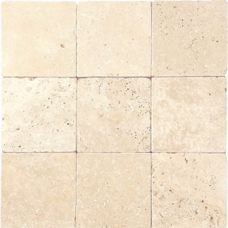 Obklad Mosavit Travertino classic 10x10 cm mat TRAVERTINOCL