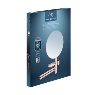Zrcadlová skříňka Ideal Standard Alu+ 67x82 cm rosé BD587RO