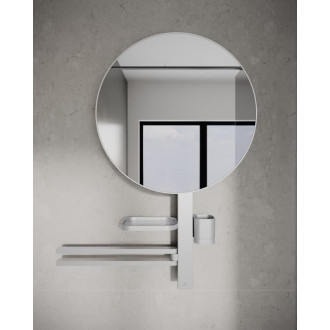 Zrcadlová skříňka Ideal Standard Alu+ 67x82 cm silver matte BD587SI
