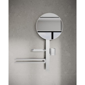 Zrcadlová skříňka Ideal Standard Alu+ 58x72 cm silver matte BD588SI