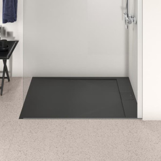 Sprchová vanička obdélníková Ideal Standard Ultra Flat S I.life 120x90 cm litý mramor černá T5221FV