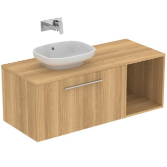 Deska pod umyvadlo pod umyvadlo Ideal Standard I.life B 120,4x18x50,6 cm přírodní dub mat T5284NX