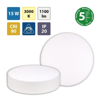 LED svítidlo Mold R15, 15W, 3000K, bíláML416052330