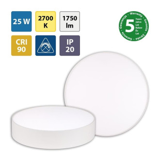 LED svítidlo Mold R25, 25W, 2700K, bíláML416054330
