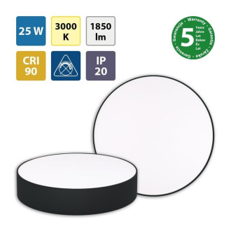 LED svítidlo Mold R25, 25W, 3000K, černáML416061330