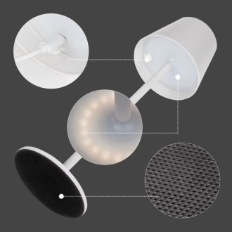 Stolní lampa McLED Cleopatra bílá ML-431.001.12.0