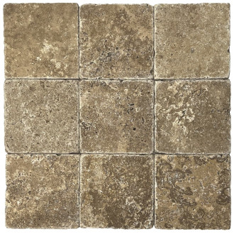 Obklad Mosavit Travertino noce 10x10 cm mat TRAVERTINONO