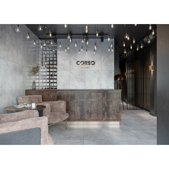 Dlažba Fineza Corso grey 60x120 cm mat COR612GR