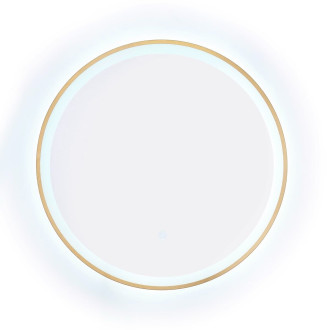 SAT zrcadlo pr.60 cm LED IP44 zlaté SATZLED60ZL