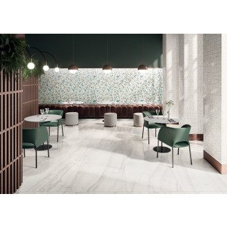 Dlažba Fineza Fiore spring white 60x120 cm FIO820K