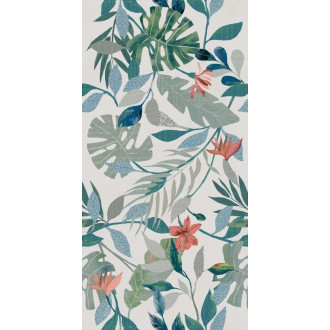 Obklad Fineza Fiore motif white 60x120 cm FIO830S
