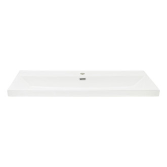 Nábytkové umyvadlo SAT B-Way 101x46,5 cm otvor pro baterii uprostřed SATBW10046
