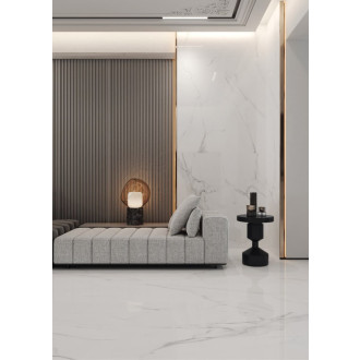Dlažba Fineza Marble Charm white 60x120 cm leštěná MARC612CWL