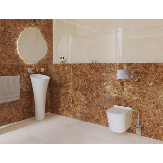 Dlažba Fineza Glossy Marbles emperador brown 60x120 cm leštěná EMPBR612POL