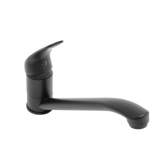 Dřezová baterie S-Line Pro s otočným ramínkem černá matná SIKOBSLPRO282C