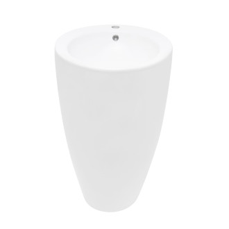 Volně stojící umyvadlo SAT Fusion 50x50 cm otvor pro baterii uprostřed SATFUS8550