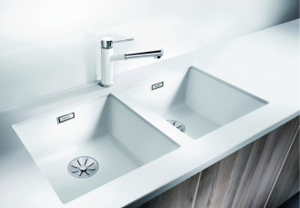 Blanco SUBLINE 400-U dřez vestavný černá granit 525 990
