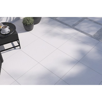 Dlažba Rako Betonico Outdoor bílošedá 60x60 cm mat DAR66790.1