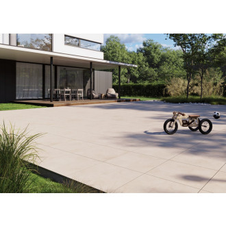 Dlažba Rako Betonico Outdoor světle béžová 60x60 cm mat DAR66793.1