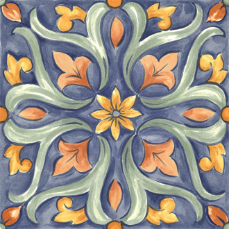 Dlažba Ragno Amuri Maiolica Tappeto 4 20x20 cm lesk AMRC8K