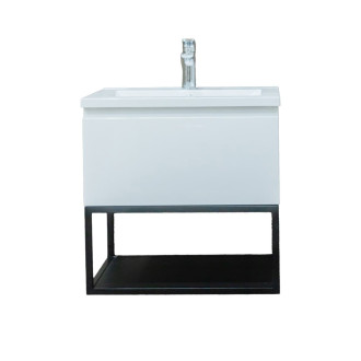 Koup. skř. s um. a kov. konst 60 cm bílá BWAY60WU