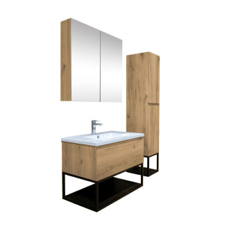 Koupelnová sestava B-Way 80 cm dub KSETBWAY6