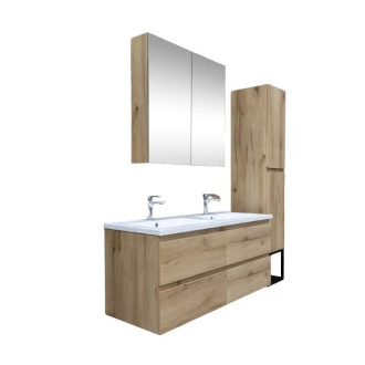 Koupelnová sestava B-Way 120 cm dub KSETBWAY16