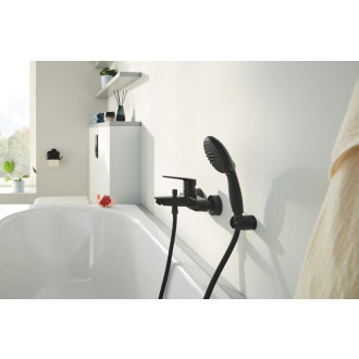 Vanová baterie Grohe Start bez sprchového setu 150 mm černá matná 242062432