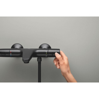 Vanová baterie Grohe Precision Trend bez sprchového setu 150 mm černá matná 1022162432
