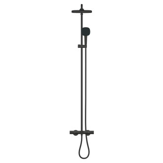 Sprchový systém Grohe Vitalio Comfort s vanovým termostatem černá matná 269842431