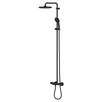 Sprchový systém Grohe Vitalio Start System s vanovým termostatem černá matná 269882431