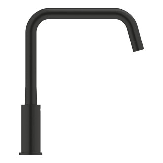 Dřezová baterie Grohe Eurosmart s otočným ramínkem černá matná 305672430