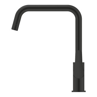 Dřezová baterie Grohe Eurosmart s otočným ramínkem černá matná 305672430